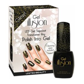 Gel Illusion Top Coat Gold 14ml