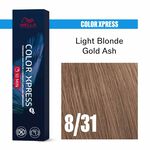 Wella Professionals Color Xpress Permanent Hair Colour - Light Blonde Gold Ash 8/31 60ml