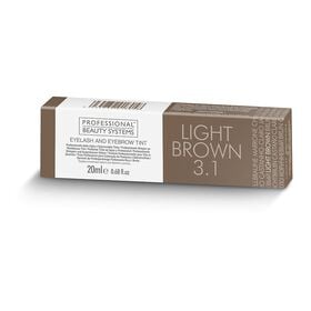 Professional Beauty Systems Eyelash and Eyebrow Tint - Light Brown