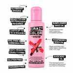 Crazy Color Semi Permanent Hair Colour Cream - Fire 100ml