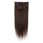 Wildest Dreams 100% Human Hair Clip-In Extensions, Half Head, 18 inch/52g - 1B Barely Black