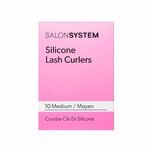 Salon System Silicone Lash Curlers - Medium Pack of 10