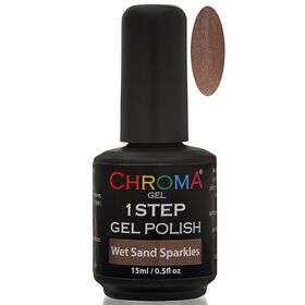 Chroma Gel One Step Gel Polish - Wet Sand Sparkles 15ml