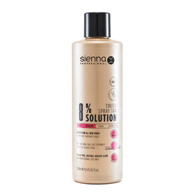 Sienna X Professional Tanning Solution 8% 250ml