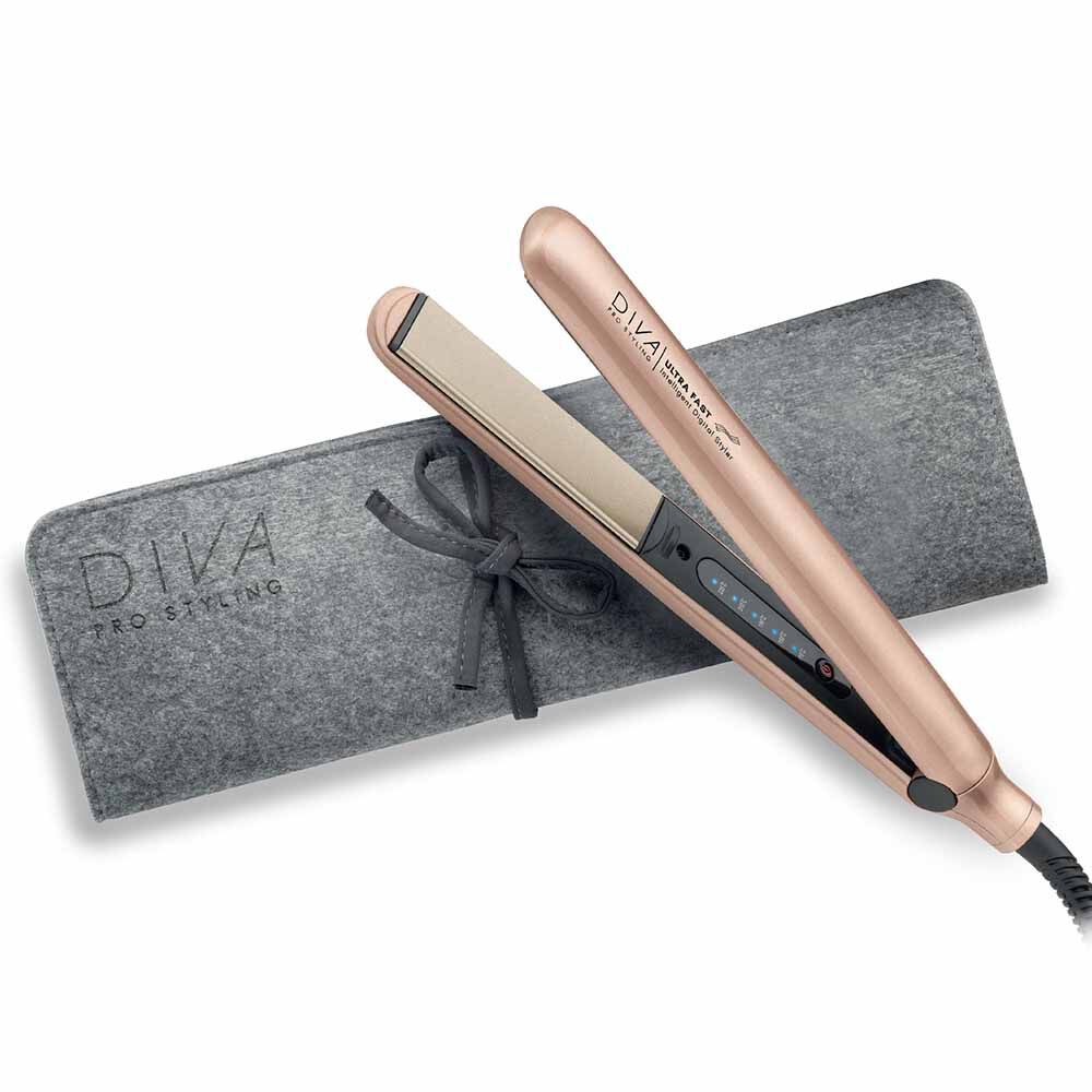Diva Professional Styling Ultra Fast, Intelligent Digital Styler Rose
