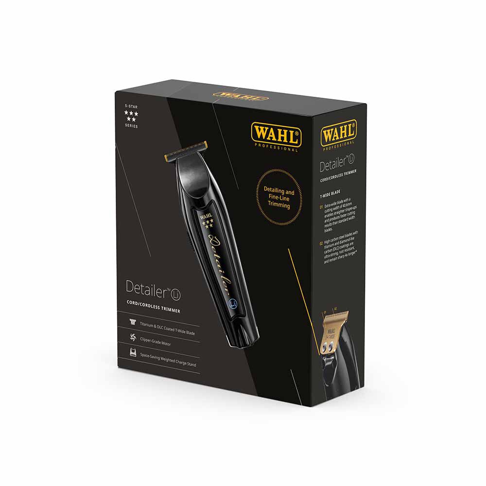 Wahl Black 5 Star Cordless Detailer Li | Trimmers | Salon Services