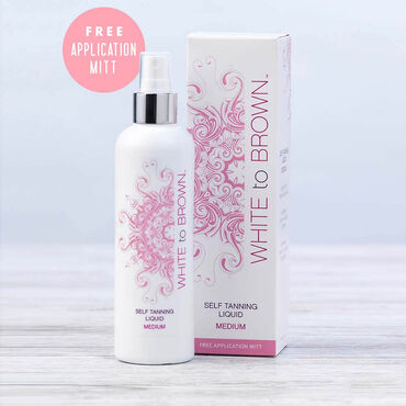 Whitetobrown Self Tanning Liquid Medium 250ml