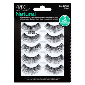 Ardell Natural 105 Strip Lashes, Pack of 5