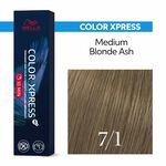 Wella Professionals Color Xpress Permanent Hair Colour - Medium Blonde Ash 7/1 60ml
