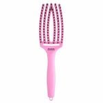 Olivia Garden Think Pink Fingerbrush Boar & Nylon - Pink Tokyo