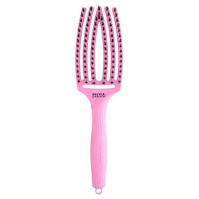 Olivia Garden Think Pink Fingerbrush Boar & Nylon - Pink Tokyo