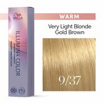 Wella Professionals Illumina Colour Permanent Hair Colour 9/37 Light Blonde 60ml