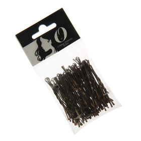 Crewe Orlando 2 Inch Wavy Hair Grips Brown Pack of 72