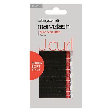 Marvelash J Curl Lashes 0.20 9mm Black