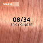 Wella Professionals Shinefinity Zero Lift Glaze - 08/34 Warm Spicy Ginger 60ml