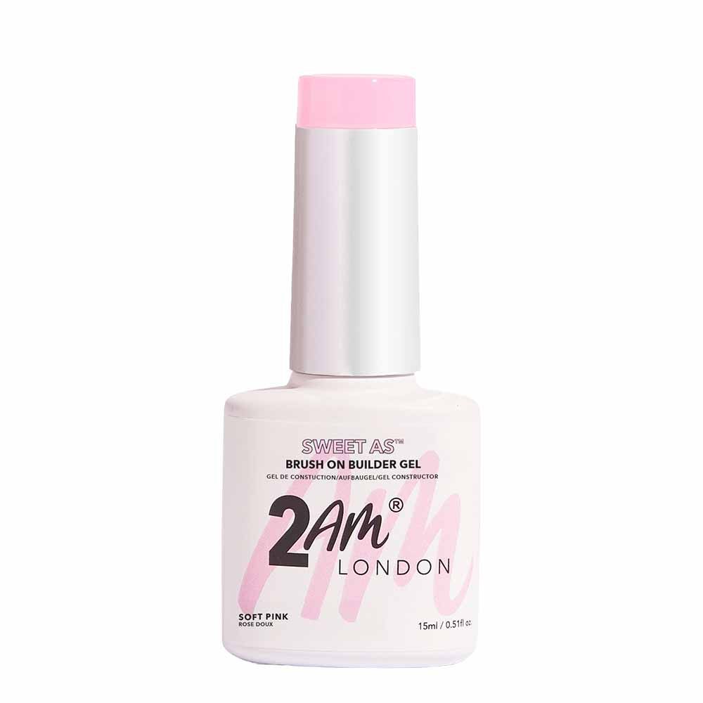 2AM London Brush on Builder Gel - Sweet As Soft 15ml