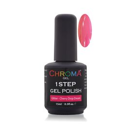 Chroma Gel One Step Gel Polish - Cherry Drop Dream 15ml