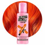Crazy Color Semi Permanent Hair Colour Cream - Orange 100ml