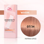 Wella Professionals Shinefinity Zero Lift Glaze - 07/34 Warm Paprika Spice 60ml