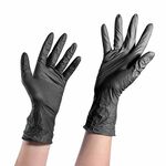 S-PRO Disposable Nitrile Medium Gloves, Pack of 100