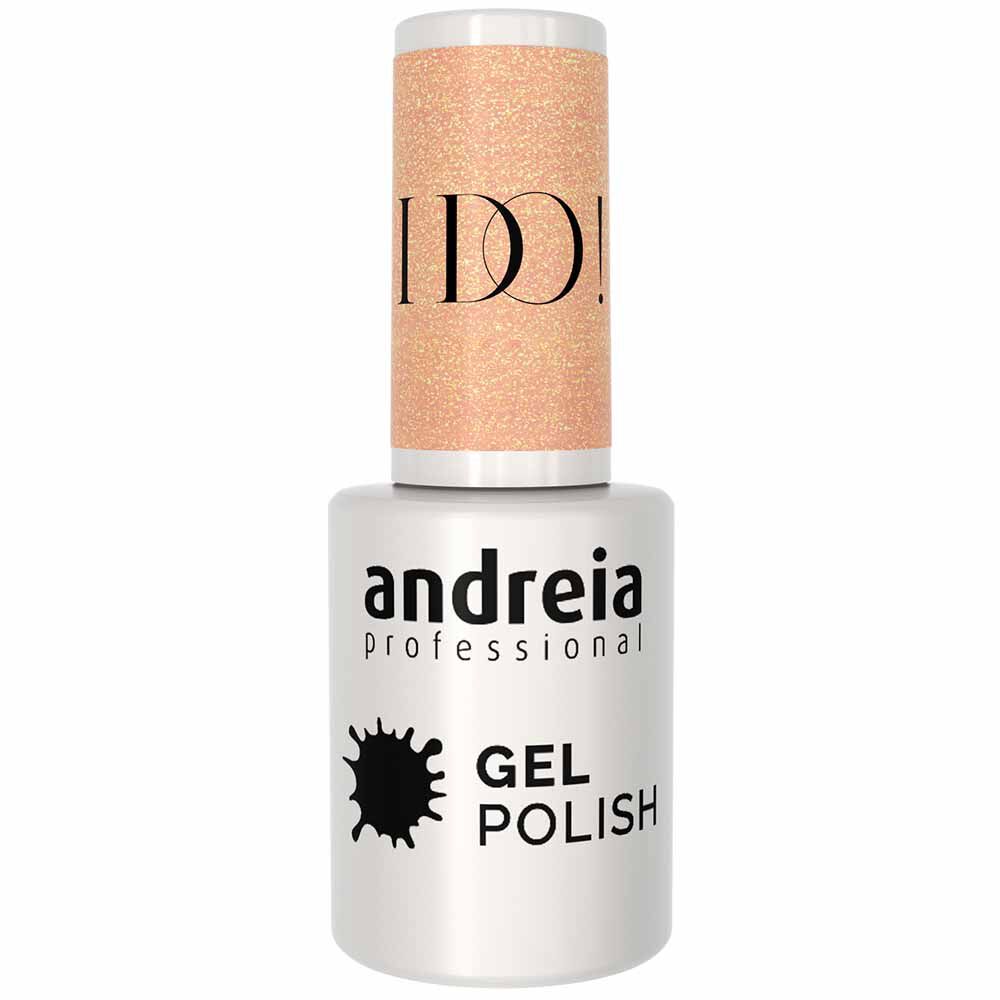 Andreia Professional I Do Collection Gel Polish - ID3 Champagne Nude With Gold Sparkles 10.5ml