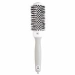 Olivia Garden Expert Blowout Round Hair Brush Shine White & Grey 35mm