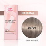 Wella Professionals Shinefinity Zero Lift Glaze - 06/07 Natural Deep Walnut 60ml