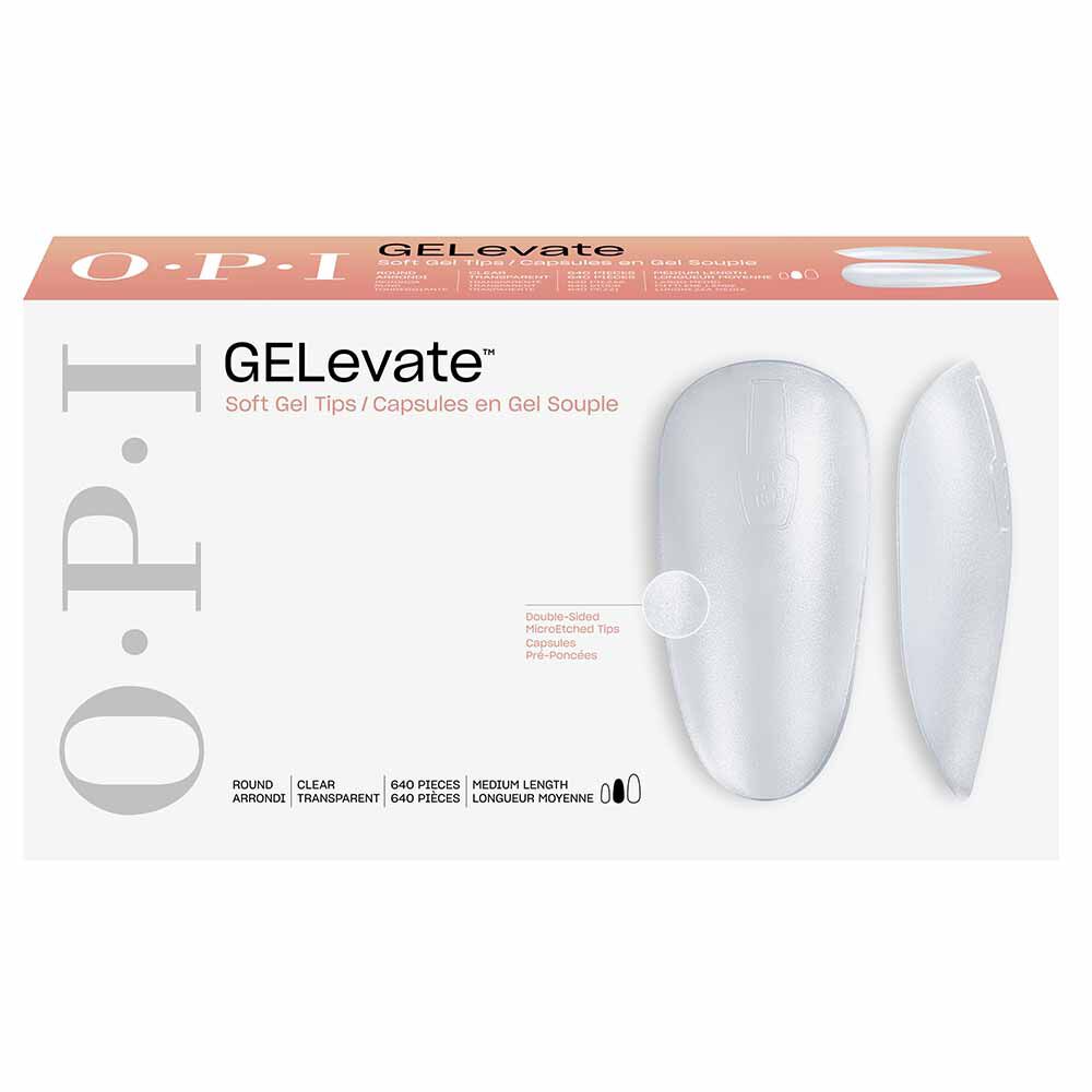 OPI Gelevate Soft Gel Tips - Medium Round Shape