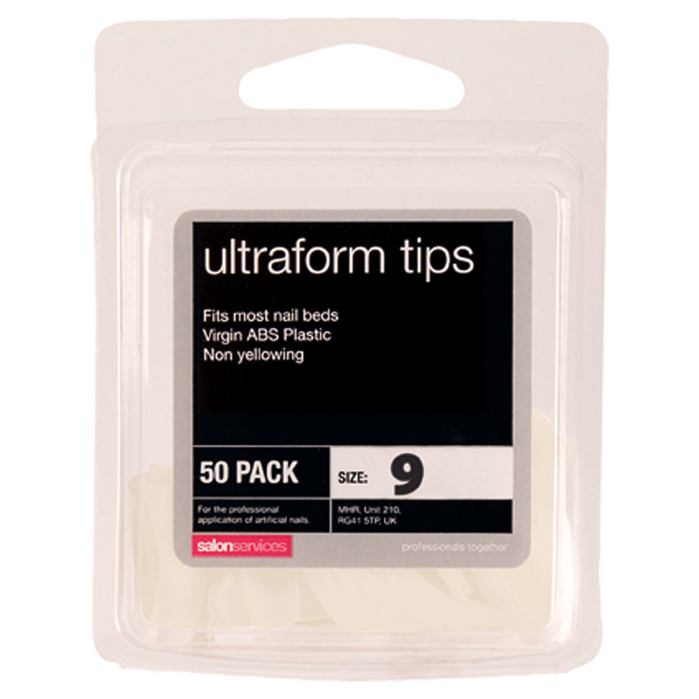 Salon Services Ultraform Tips Size 9 Pack of 50