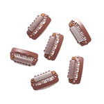 Wildest Dreams Extensions Replacement Clips, Pack of 6 - Brown