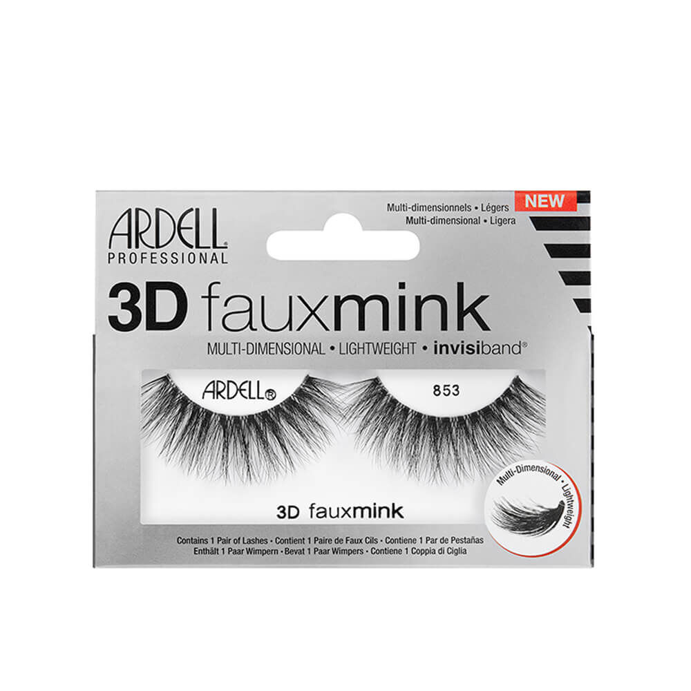 Ardell 3D Faux Mink 853 Strip Lashes Strip Eyelashes Salon Services