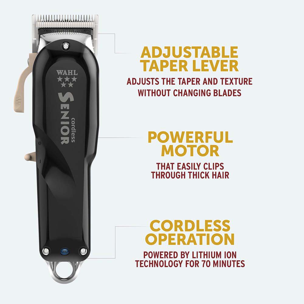 wahl 8504 cordless senior clippers