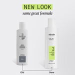 Nioxin System 2 Scalp + Hair Thickening Conditioner for Natural Hair with Progressed Thinning 300ml