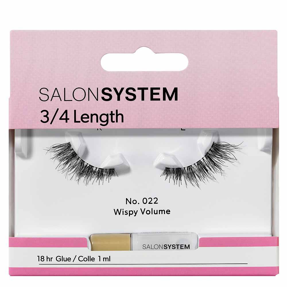 Salon System Strip Lash 022 3/4 Length