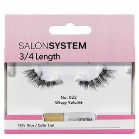 Salon System Strip Lash 022 3/4 Length