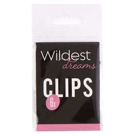Wildest Dreams Extensions Replacement Clips, Pack of 6 - Black