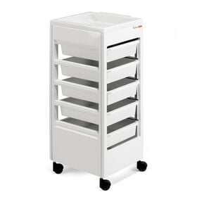 REM White Studio Flat Top Trolley