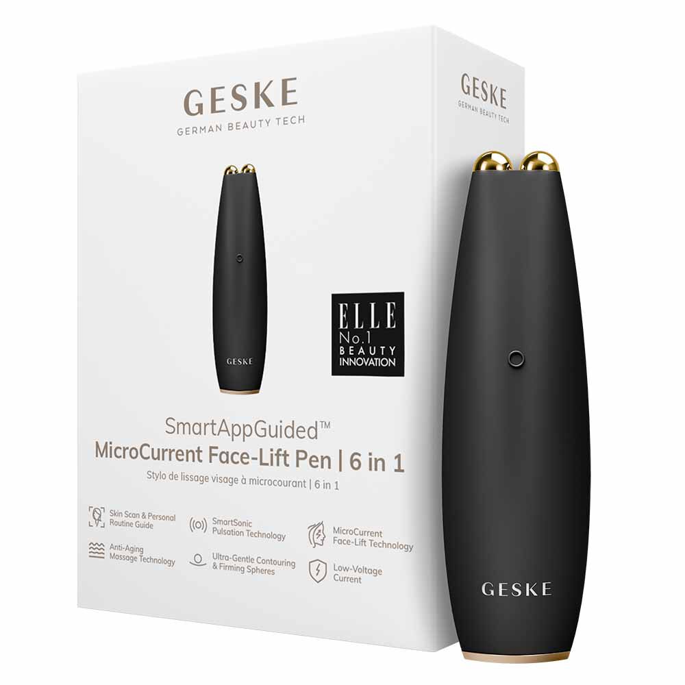 GESKE MicroCurrent Face-Lift Pen | 6 in 1 | Facial Tools | Salon Services