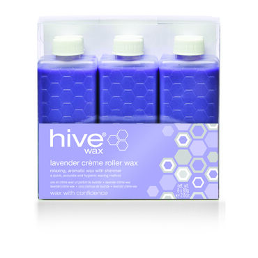 Hive of Beauty Lavender Shimmer Crème Wax Refills Pack of Six 80g