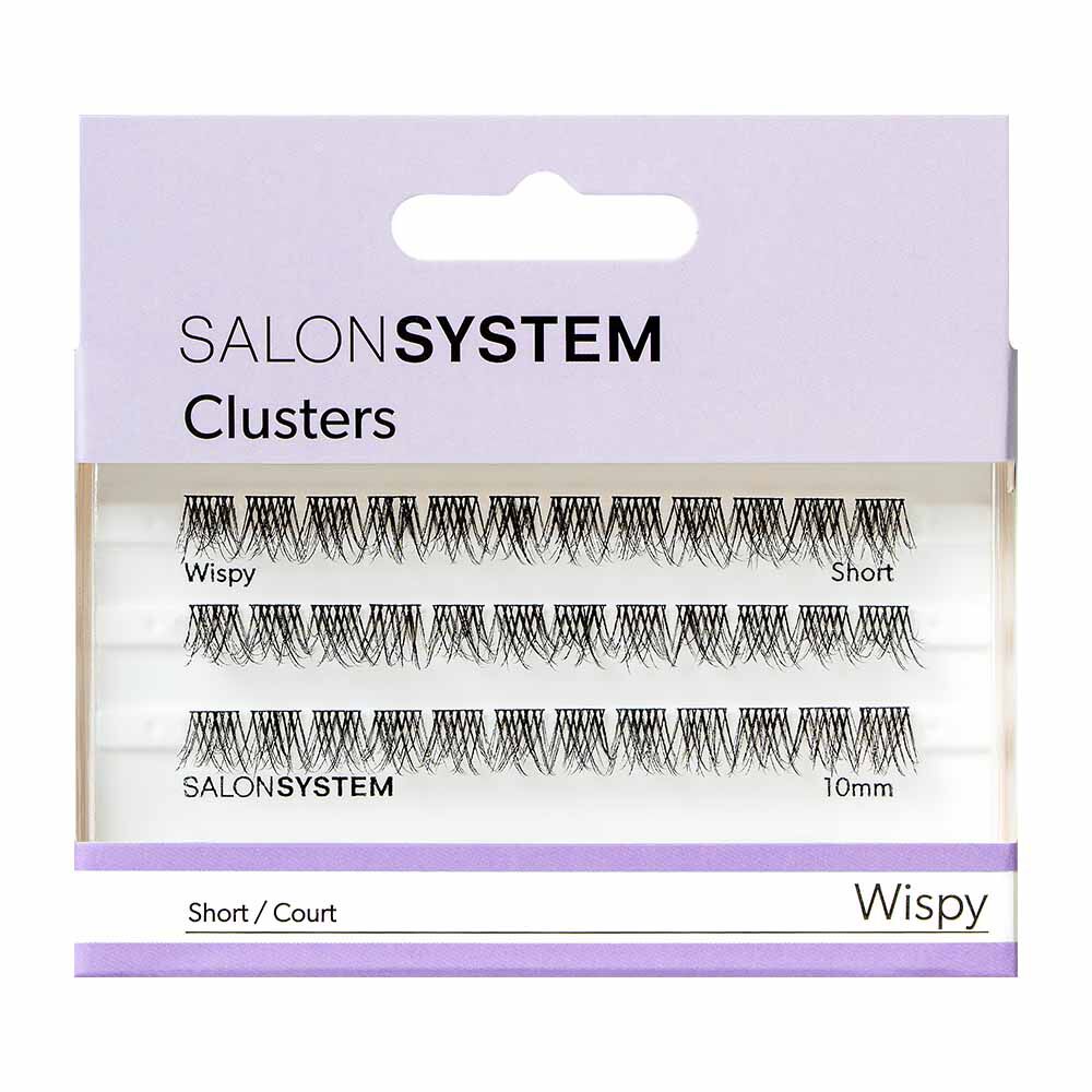 Salon System Individual Lash Clusters Wispy - Short