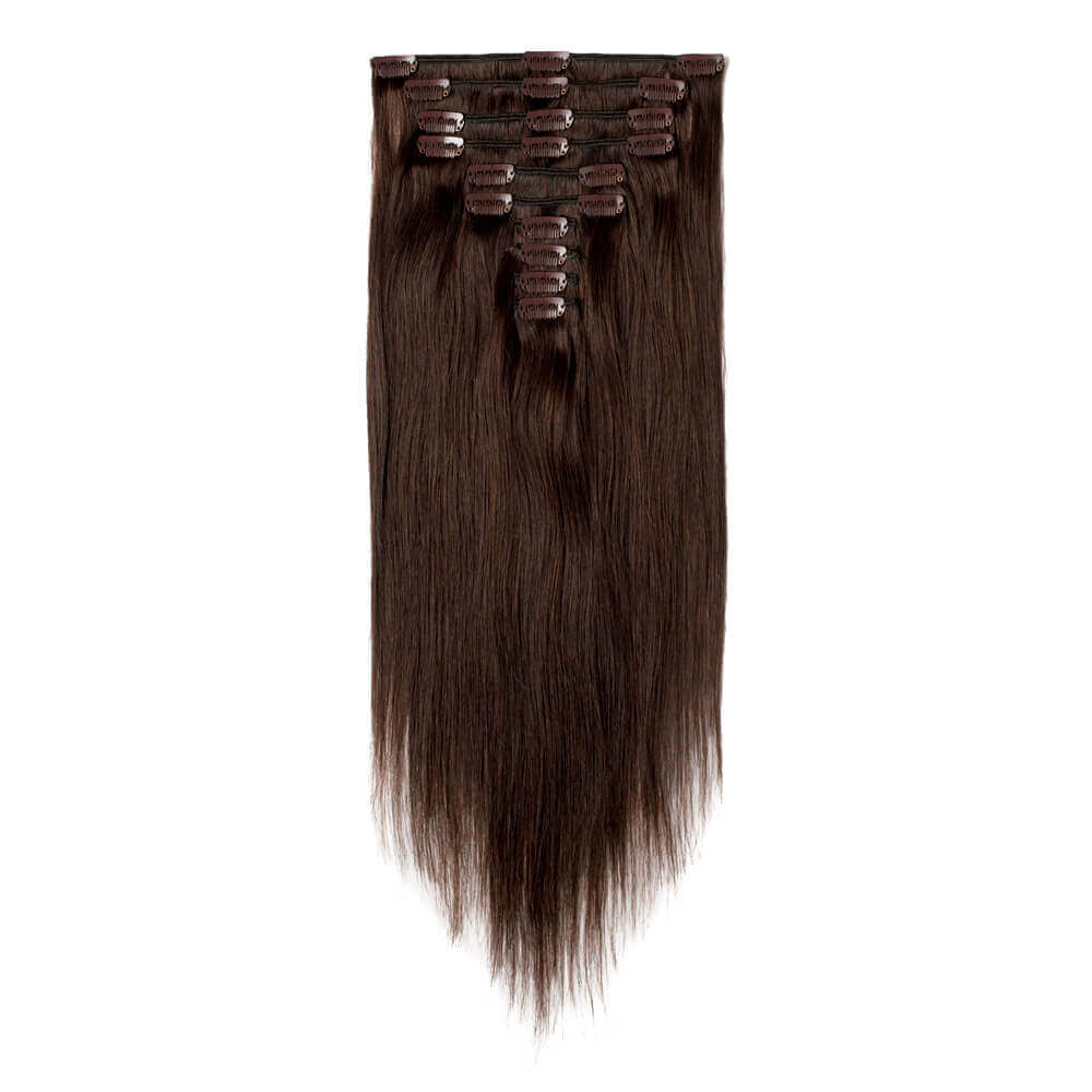 Clip in human hair extensions near me sales