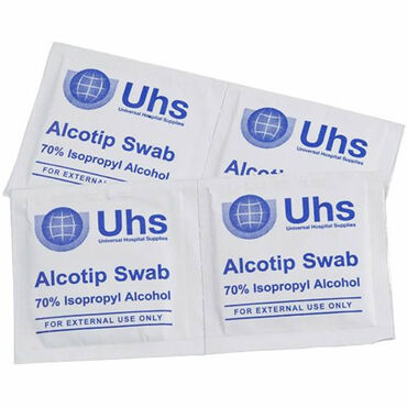 Uhs Pre-Injection Swabs Pack of 100