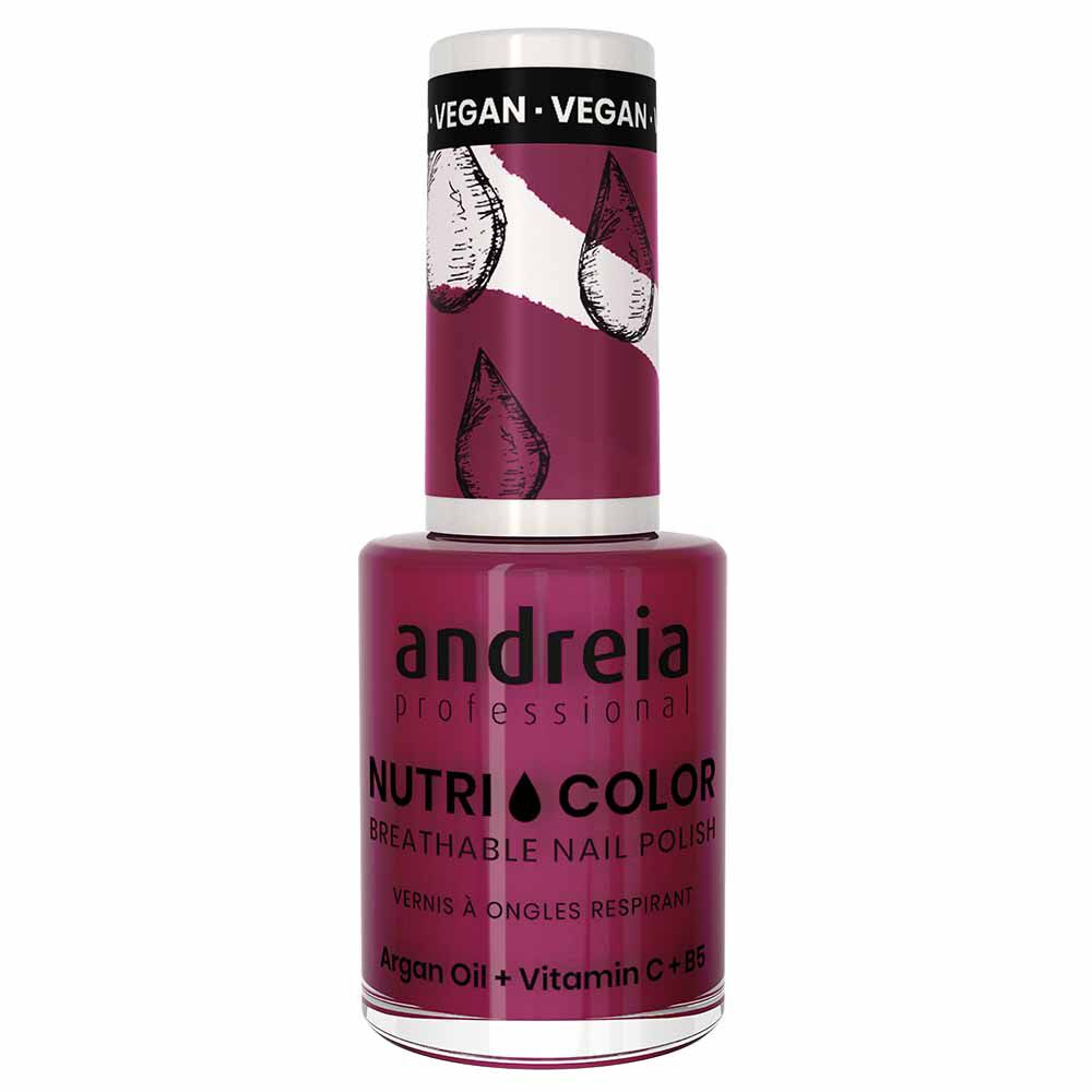 Andreia Professional Nutri Color NC 23 Wine - Nail Polish, 10.5ml