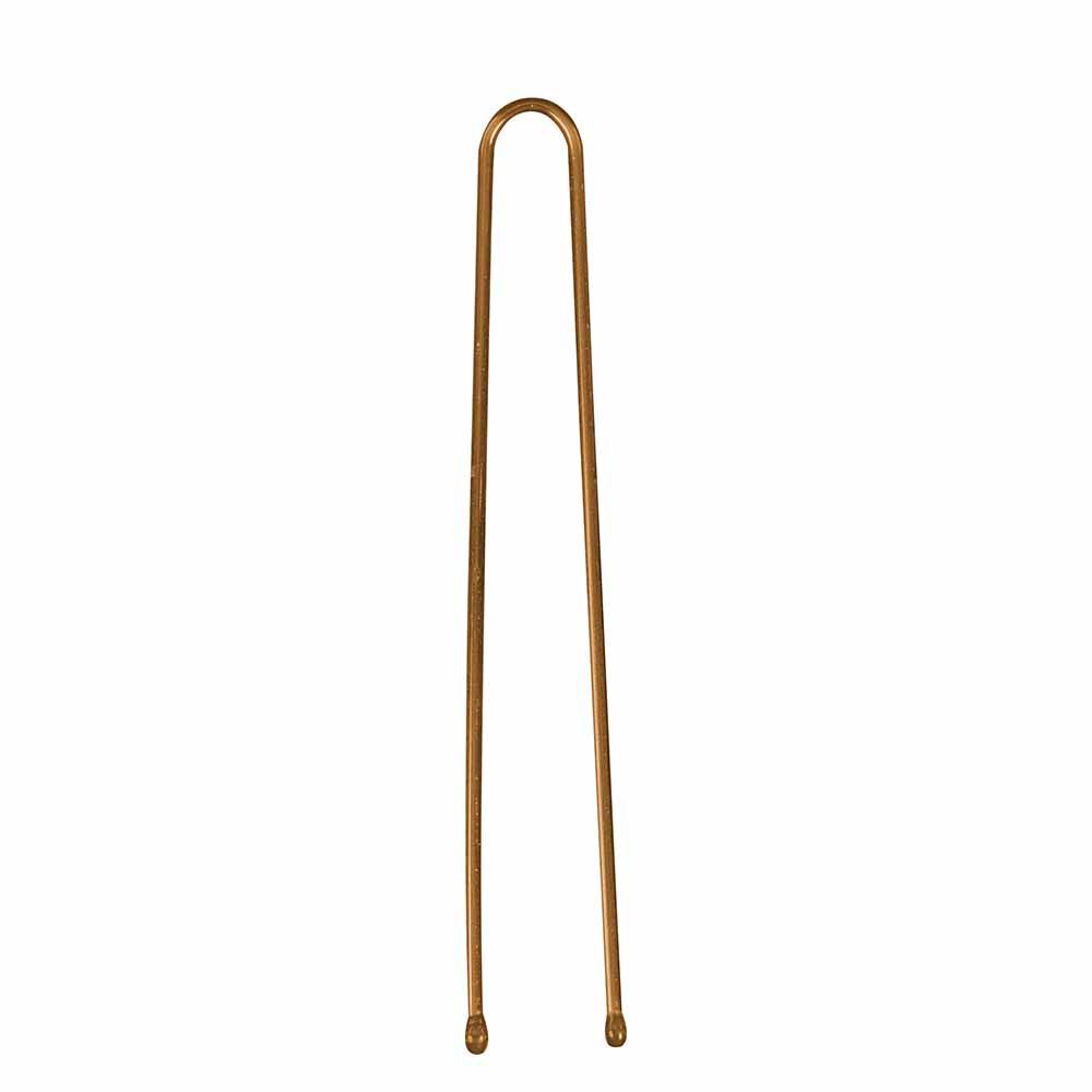 Sibel Metal Straight Bobby Pins 60mm, Brown, Pack of 500