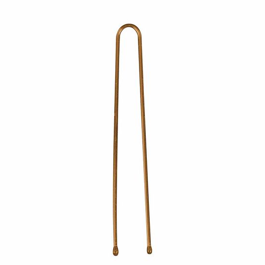 Sibel Metal Straight Bobby Pins 60mm, Brown, Pack of 500