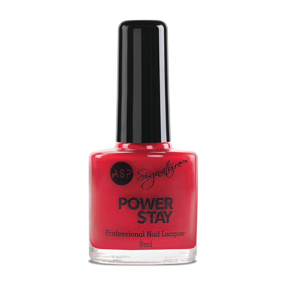ASP Power Stay Professional Long-lasting & Durable Nail Lacquer - Passion 9ml