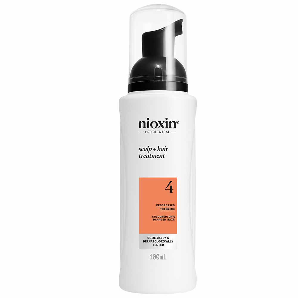 Nioxin Scalp + Hair Thickening System 4 Treatment Serum for Coloured Hair with Progressed Thinning 100ml