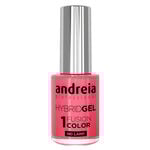 Andreia Professional Hybrid Gel Nail Polish - Fusion Color H23 Flamingo Pink, 10.5ml