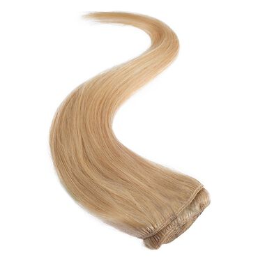Wildest Dreams Clip In Full Head Human Hair Extension 18 Inch - 24 Sandy Blonde
