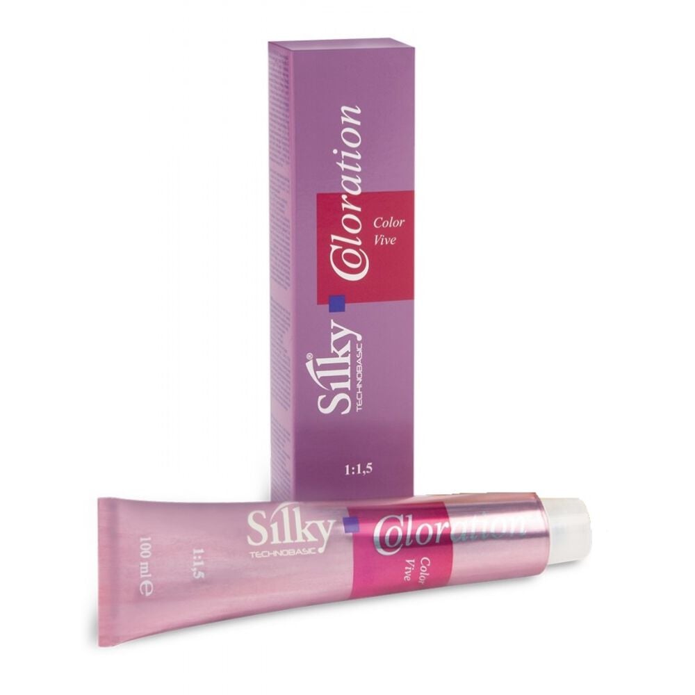 Silky Coloration Permanent Hair Colour - 7.31 Golden Ash Blonde 100ml